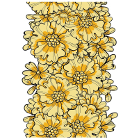 Crafter's Companion Floral Cascade A6 Background Layering Stamps (CC-ST-CA-BKFLO)